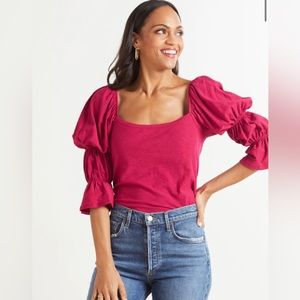 Nation LTD Hillary Romance Tee sz M